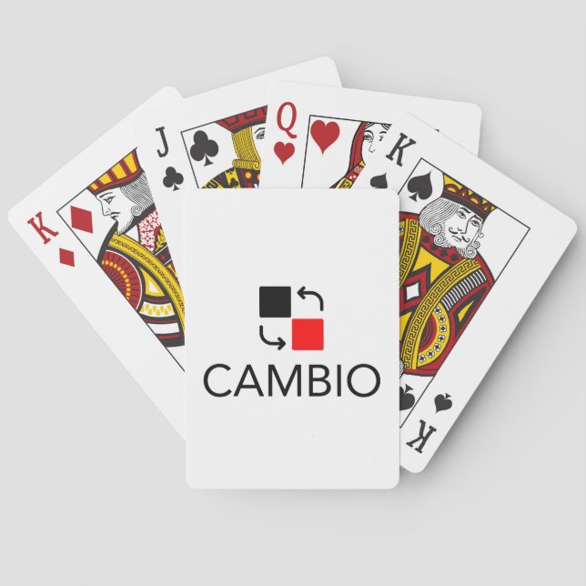 Anpassningsbar Cambio Deck of Cards Casinokort (Baksidan)