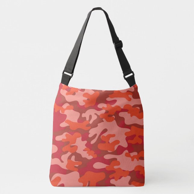 Anpassningsbar Camouflage Kor Body Bag Bag Axelväska (Framsida)