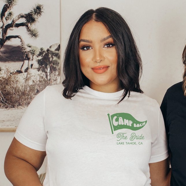 Anpassningsbar Camp Bach Bride Bachelorette Mounta T Shirt (Skapare uppladdad)