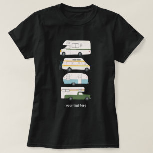 ANPASSNINGSBAR Campervan vanlife RV Trailer T Shirt