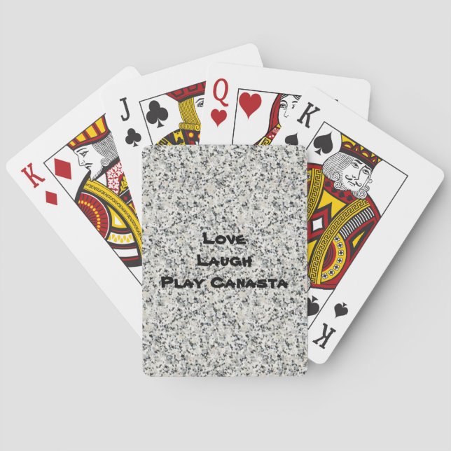 Anpassningsbar Canasta-kort Casinokort (Baksidan)