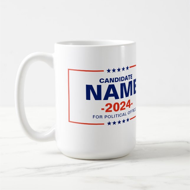 Anpassningsbar Candidate Namn Kaffemugg (Vänster)