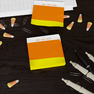 Anpassningsbar Candy corn Rand Post it Notes Post-it Block