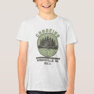 Anpassningsbar Canoeing Älskare Canoer Plats Namn T Shirt