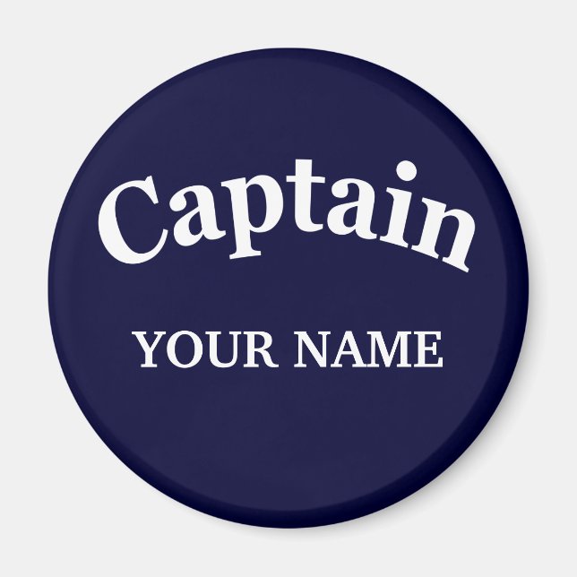 ANPASSNINGSBAR CAPTAIN MAGNET (Framsidan)