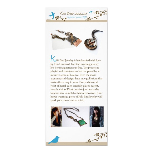 Anpassningsbar Card-design | Ej redigerbar Zazzle- Reklamkort (Framsidan)