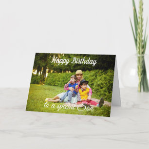 Anpassningsbar Card. Liggande foto. Kort