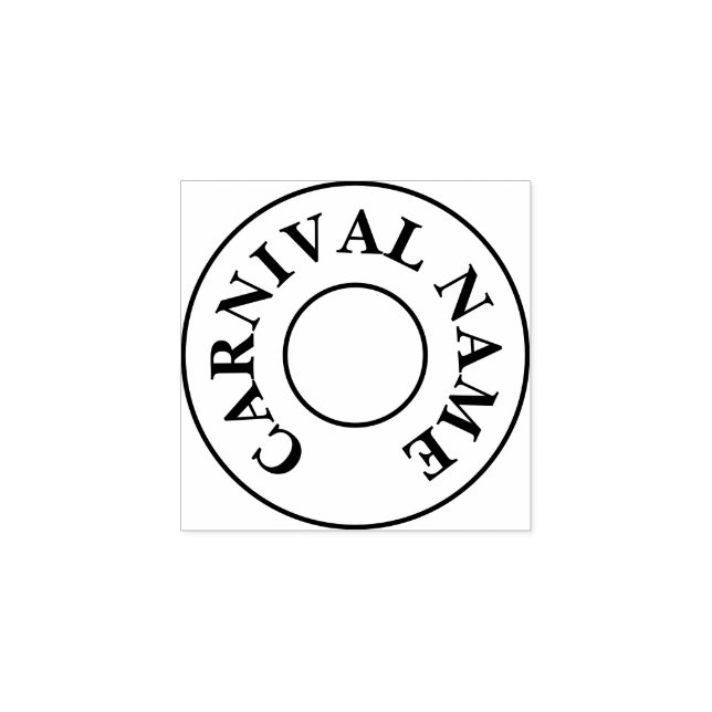 Anpassningsbar Carnival Hand Frimärke Stämpel (Tryck)