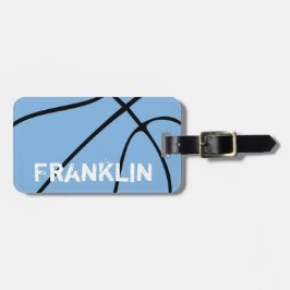 Anpassningsbar Carolina Blue Basketball Luggage Ta Bagagebricka