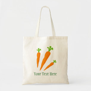 Anpassningsbar carrot vegetabilisk livsmedel shopp tygkasse