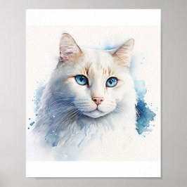 Anpassningsbar Cat Art Biet som fångar Cat Lover Poster