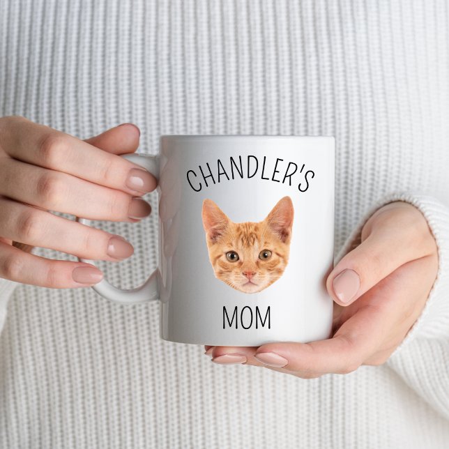 Anpassningsbar Cat Mamma Mor Cat Lover Gift for Wo Mugg (Skapare uppladdad)
