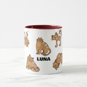Anpassningsbar Cat Mugg - Personlig Gift för Djurä