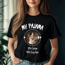 Anpassningsbar Cat Pajama - Personlig Djurälskare T Shirt