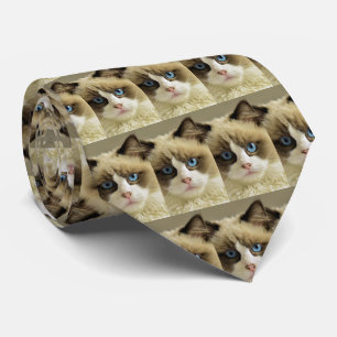 Anpassningsbar Cat Pet Photo Personlig Slips
