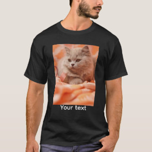 Anpassningsbar Cat Photo Shirt T