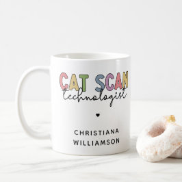 Anpassningsbar CAT Scan Technolog CT Tech Gifts Kaffemugg