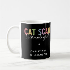 Anpassningsbar CAT Scan Technolog CT Tech Gifts Kaffemugg
