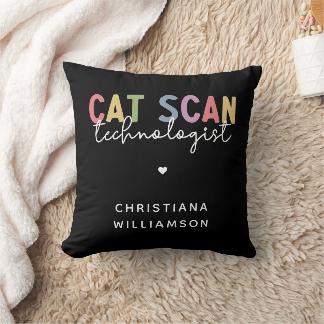 Anpassningsbar CAT Scan Technolog CT Tech Gifts Kudde (Filt)