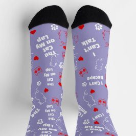 Anpassningsbar Cat Socks för Cat Lovers! Funny Cat