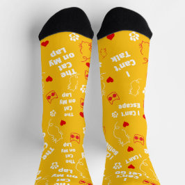 Anpassningsbar Cat Socks för Cat Lovers! Funny Cat