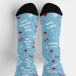 Anpassningsbar Cat Socks för Cat Lovers! Funny Cat