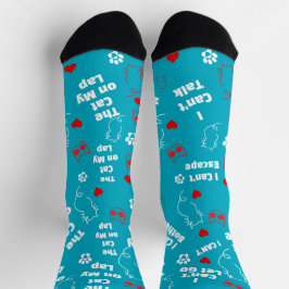 Anpassningsbar Cat Socks för Cat Lovers! Funny Cat