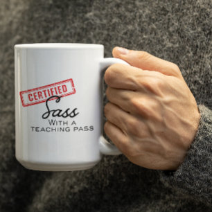 Anpassningsbar Certifierad Sass med en undervisnin Kaffemugg