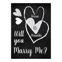 Anpassningsbar Chalk hör "Medan du gifter dig med 