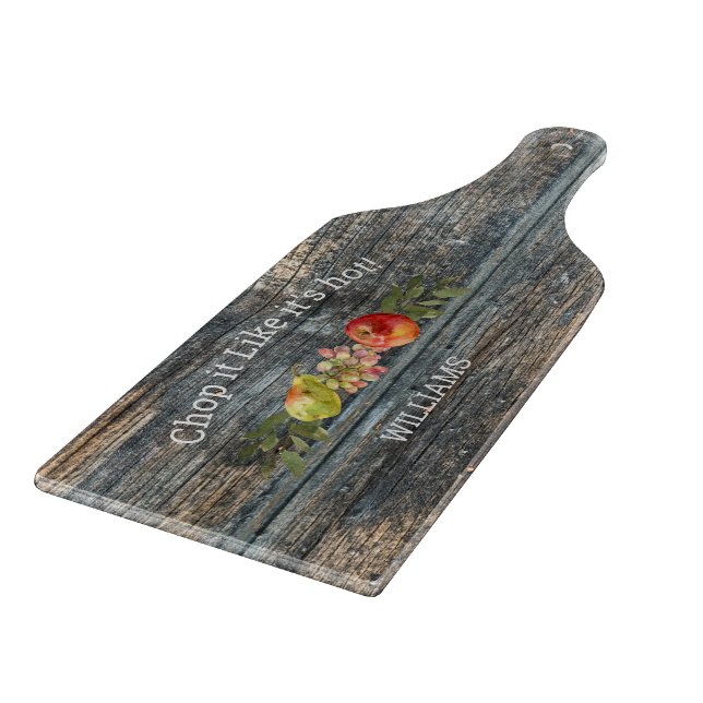 Anpassningsbar Charcuterie Wood Typography Family  (Hörn)