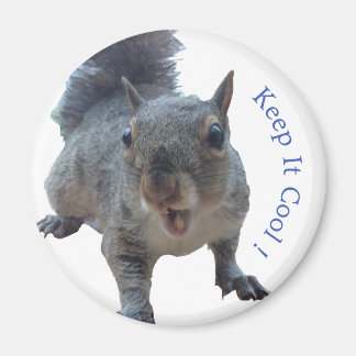 Anpassningsbar Cheeky Squirrel Fridge Magnet
