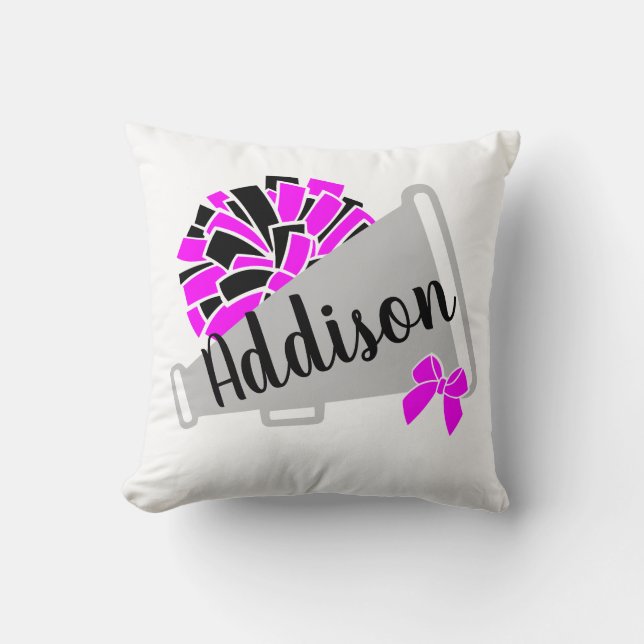Anpassningsbar Cheer Pillow Cute Cheerleader Pillo Kudde (Framsida)