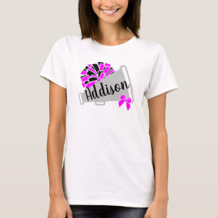 Anpassningsbar Cheerleader Shirt in Cheer Magaphon T