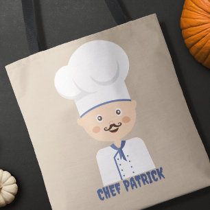 Anpassningsbar Chef Halloween Trick Treat Tygkasse