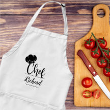 Anpassningsbar Chef Namn Kitchen Gift för manar & 