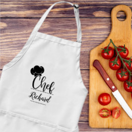 Anpassningsbar Chef Namn Kitchen Gift för manar & Förkläde