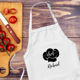 Anpassningsbar Chef Namn Kitchen Gift för manar & Förkläde