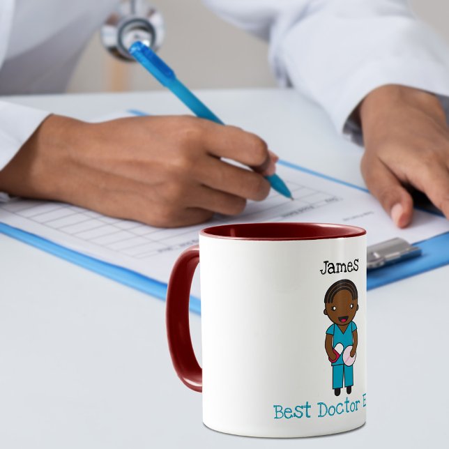 Anpassningsbar Chibi Health Professionell Tack Kaffemugg (Skapare uppladdad)