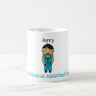 Anpassningsbar Chibi Hospital/ Clinic Worker Tack Kaffemugg