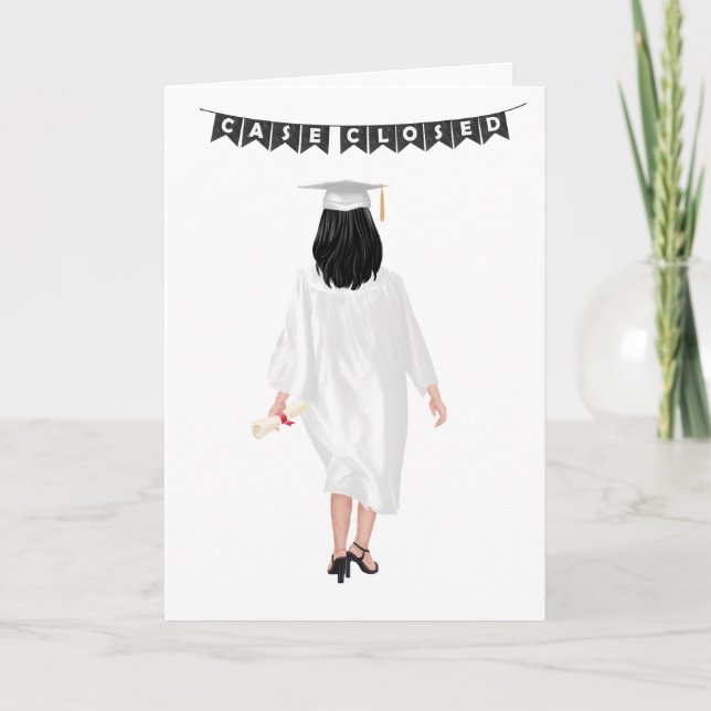 Anpassningsbar Chic Juristexamen Gratulationskort Kort (Framsida)