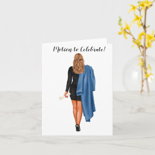 Anpassningsbar Chic Law School Studenten Kort