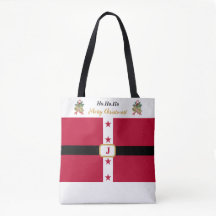 Anpassningsbar Chic Red White Jultomten - jultomhe