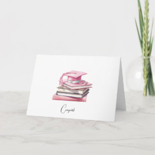 Anpassningsbar Chic Rosa Nurse Studenten-kort Kort
