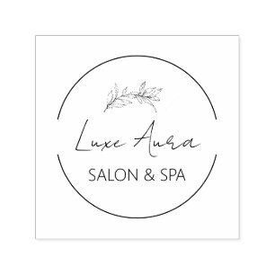 Anpassningsbar Chic Salon Spa Business Självfärgande Stämpel