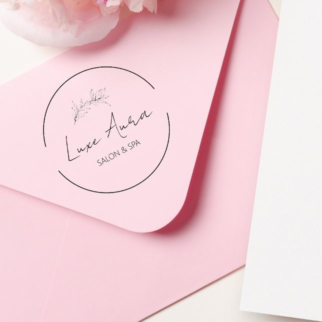 Anpassningsbar Chic Salon Spa Business Stämpel (Skapare uppladdad)