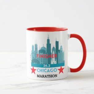 Anpassningsbar Chicago 2024 Marathon Perfekt till Mugg