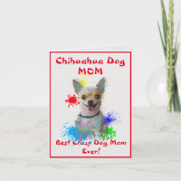 Anpassningsbar Chihuahua Mamma Best Crazy Hund Dig