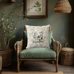 Anpassningsbar Chihuahua Porträtt Pillow Abstrakt  Kudde