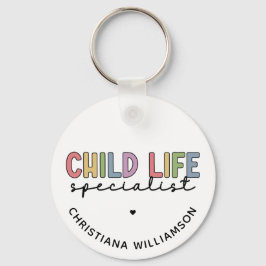 Anpassningsbar Child Life Specialist CCLS Gift Nyckelring