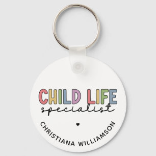 Anpassningsbar Child Life Specialist CCLS Gift Nyckelring